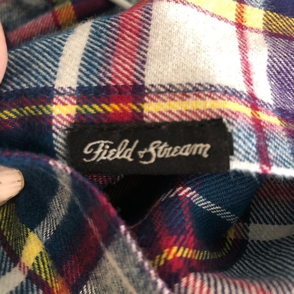 FIELD & STREAM/ lightweight woman’s flannel/ SM - Picture 9 of 12